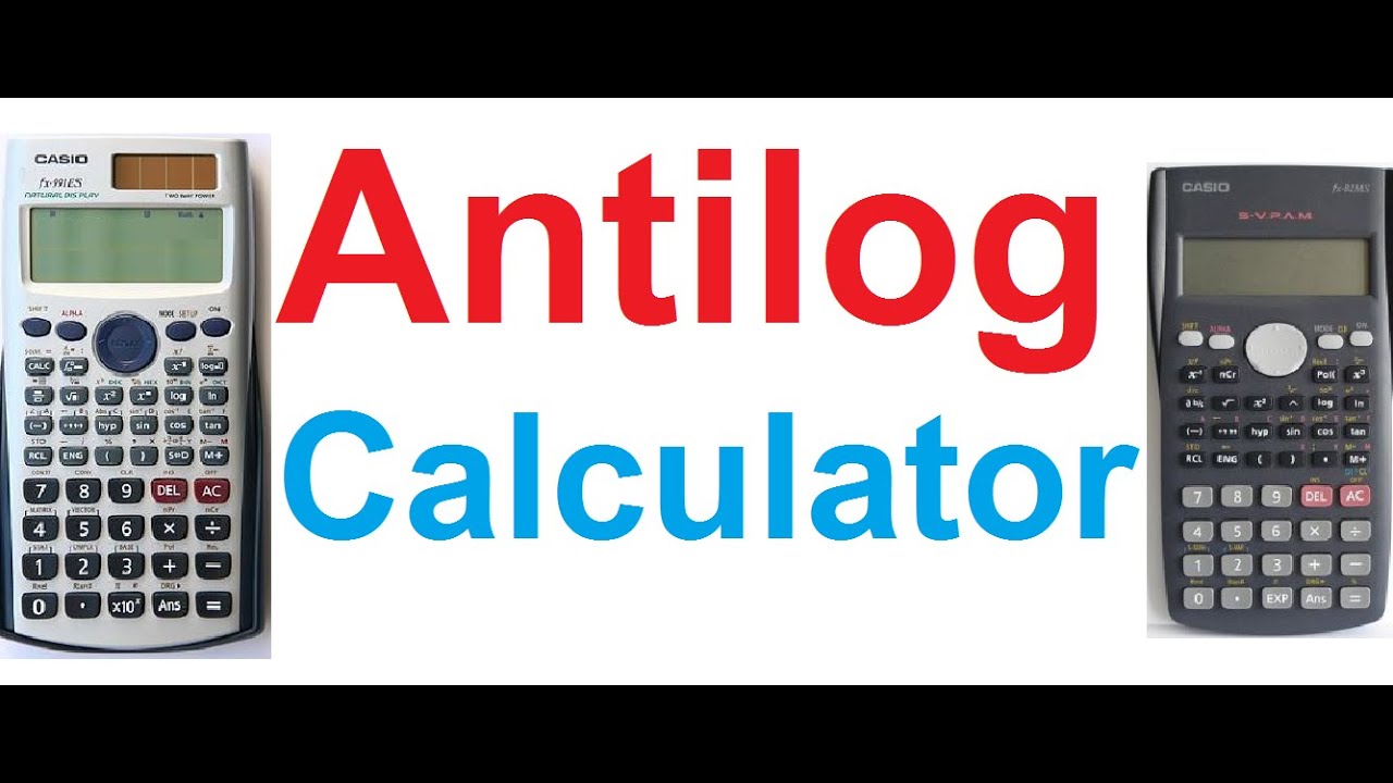 log and antilog examples